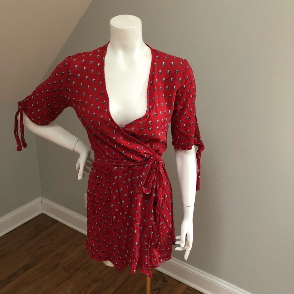 Red Wrap Dress